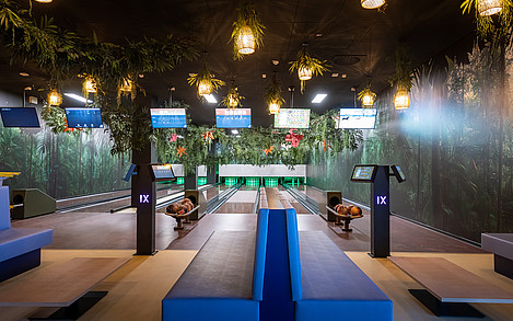 OHANA Bowling mit insgesamt 6 modernen Bahnen / Foto: Manuel Frauendorf