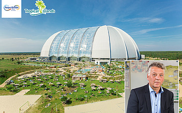 Kim Schäfer wechselt ab sofort auf die Konzernebene und übernimmt den Posten des Customer Director German HUB für Parques Reunidos. ©Tropical Islands Kim Schäfer wechselt ab sofort auf die Konzernebene und übernimmt den Posten des Customer Director German HUB für Parques Reunidos. ©Tropical Islands