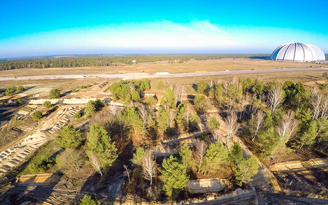 Überblick auf die Baustelle; ©Tropical Islands Überblick auf die Baustelle; ©Tropical Islands